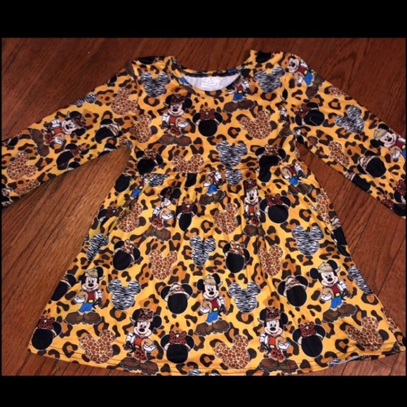 disney animal print dress 1539ab